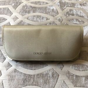 Giorgio Armani Beige Sunglasses Case